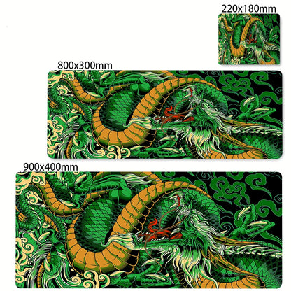 Black and White Dragon Large Mouse Mat Gaming Mousepad Big Rubber Base Mouse Pad Purple Deskpad Eyboard Mats Mousepads 400x900