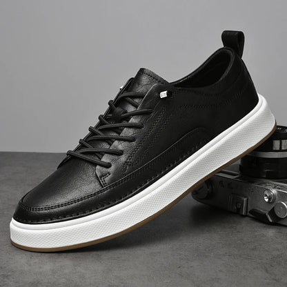 Brand Men's Genuine Leather Shoes, Comfortable Soft-soled Insoles, Men's Casual Oxford Shoes, Outdoor Sports Shoes
