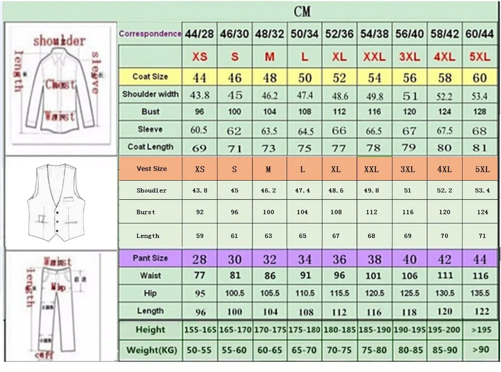 CustomizedGold Collar Ivory Men Suit Wedding Party Formal Groom Groomsman Prom Business Male Tuxedos 3 Piece Set Jacket Vest Pan