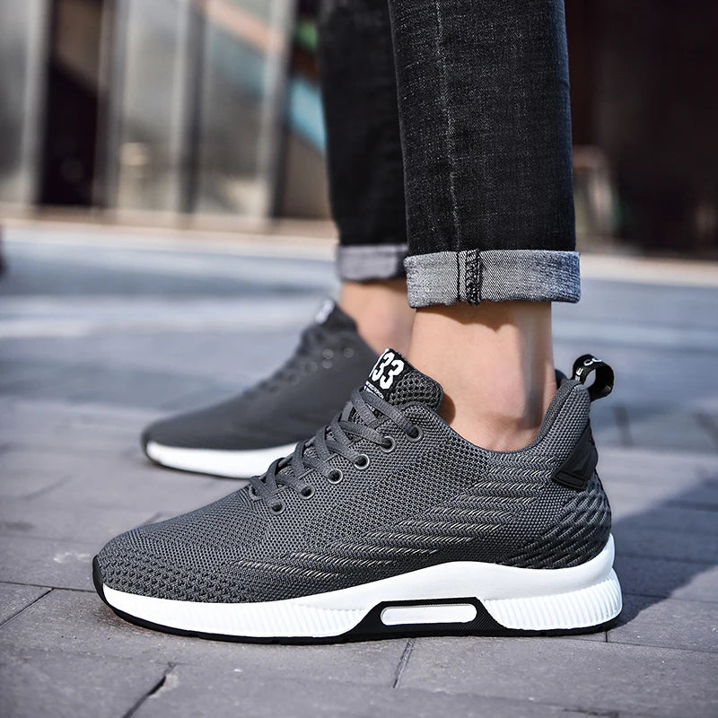 New Sneakers Man Elevator Shoes Height Increase Shoes for Men Insoles 8CM Mesh Breathable Sports Heightening Footwear Tall Shoes