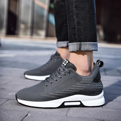 New Sneakers Man Elevator Shoes Height Increase Shoes for Men Insoles 8CM Mesh Breathable Sports Heightening Footwear Tall Shoes