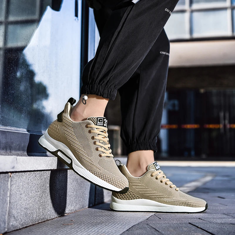 New Sneakers Man Elevator Shoes Height Increase Shoes for Men Insoles 8CM Mesh Breathable Sports Heightening Footwear Tall Shoes